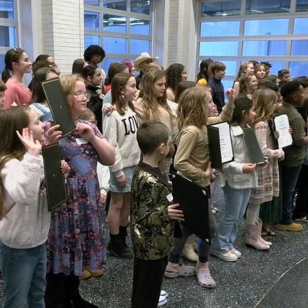 Students recognized at Horsing Around with Art - 3.4.25